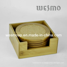 Деревянная подарочная коробка и пробковая подушка (WTB0503A)